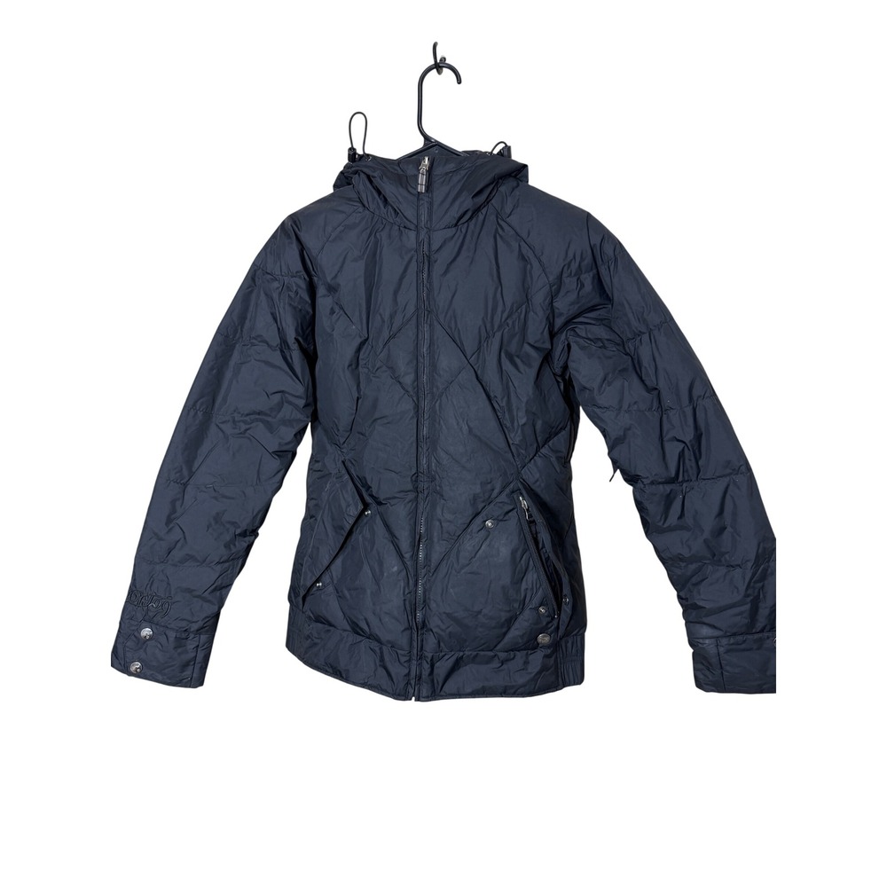 Burton Women's Down Insulated Hooded Ski Snowboard‎ Jacket Black Size S